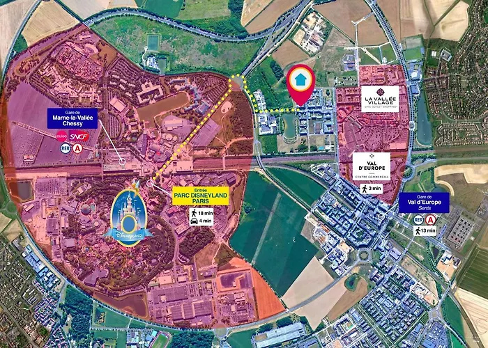 アパート Disneyland-paris, 2 Pers, Wifi, Parking *